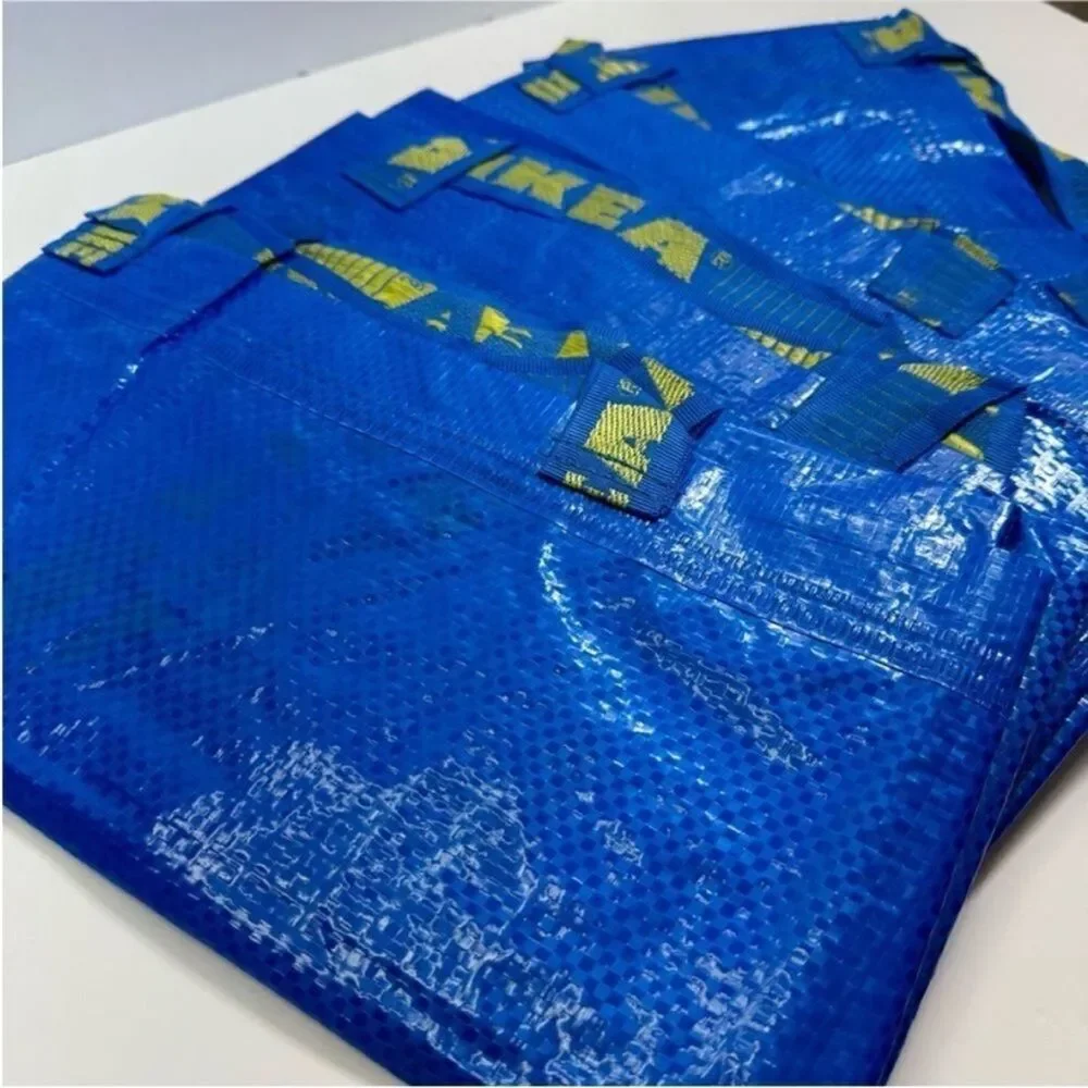 IKEA (Set of 10) NWT Frakta Shopping Bag Large Size Sturdy Grocery Laundry